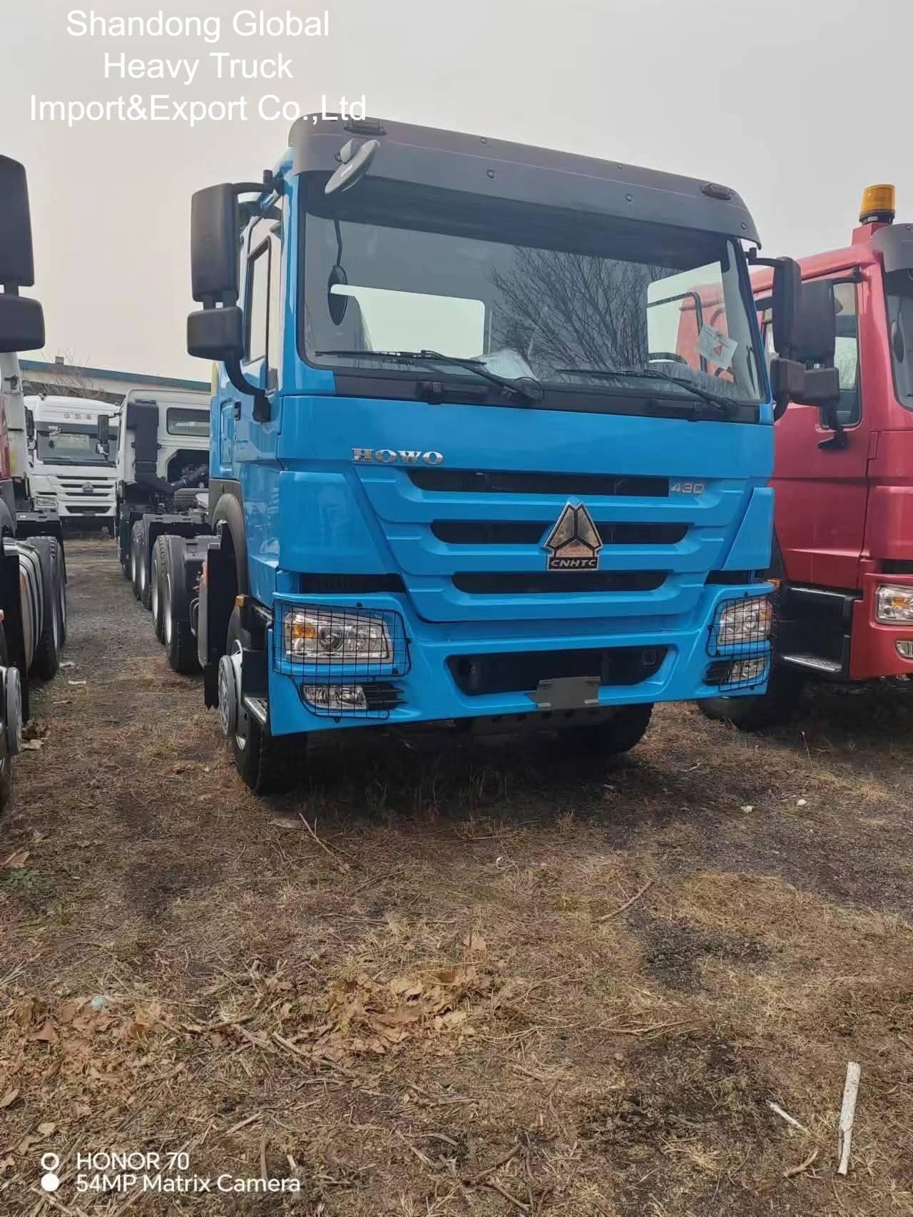 Sinotruk HOWO 6x4 Traktor Truk Euro 2 Mesin Diesel