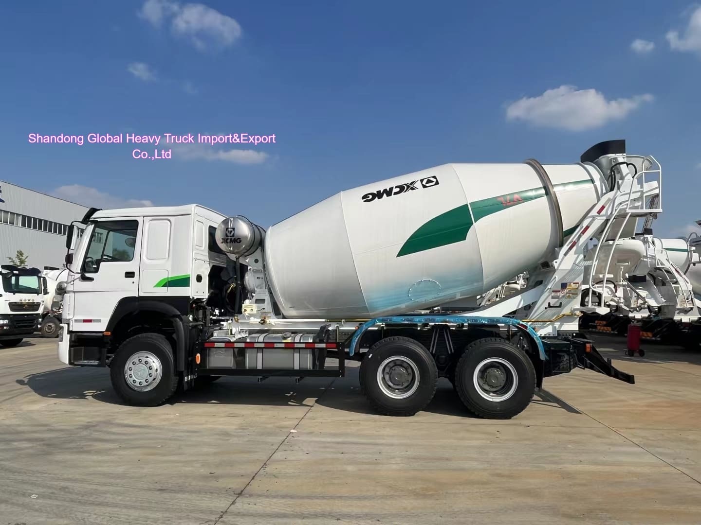 Truk Mixer Beton 6×4 15cbm 30T Payload Bersertifikasi ISO9000