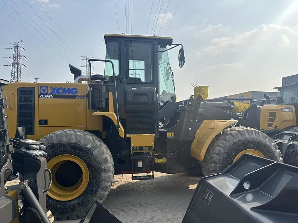 XCMG ZL50GN 5ton Nominal Load Wheel Loader dengan daya nominal 162kW dan tata letak tahan debu untuk konstruksi