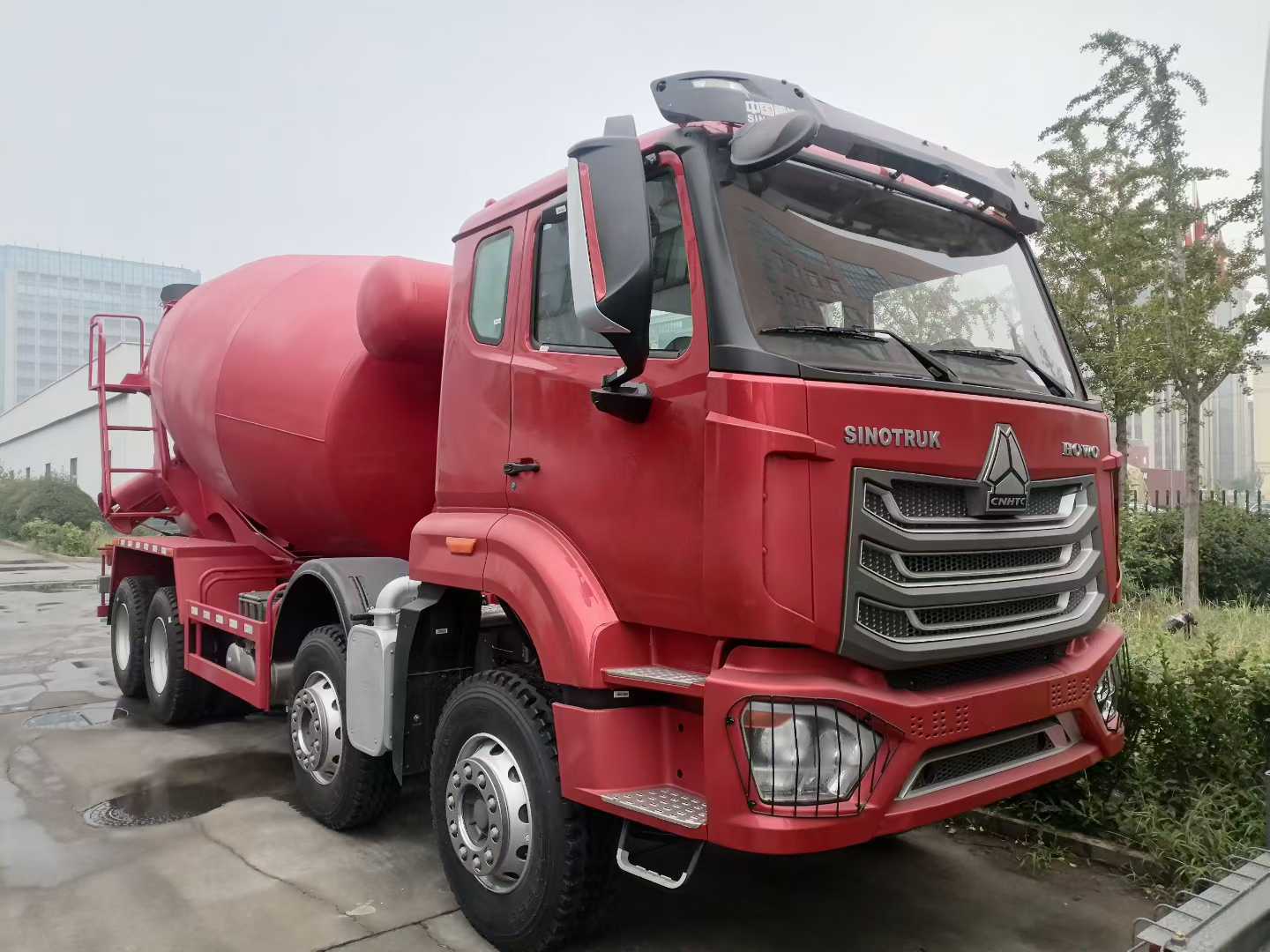 Baru & Digunakan HOWO 6×4 Beton Mixer Truck dengan 371HP-480HP Engine untuk Urban Construction Solution