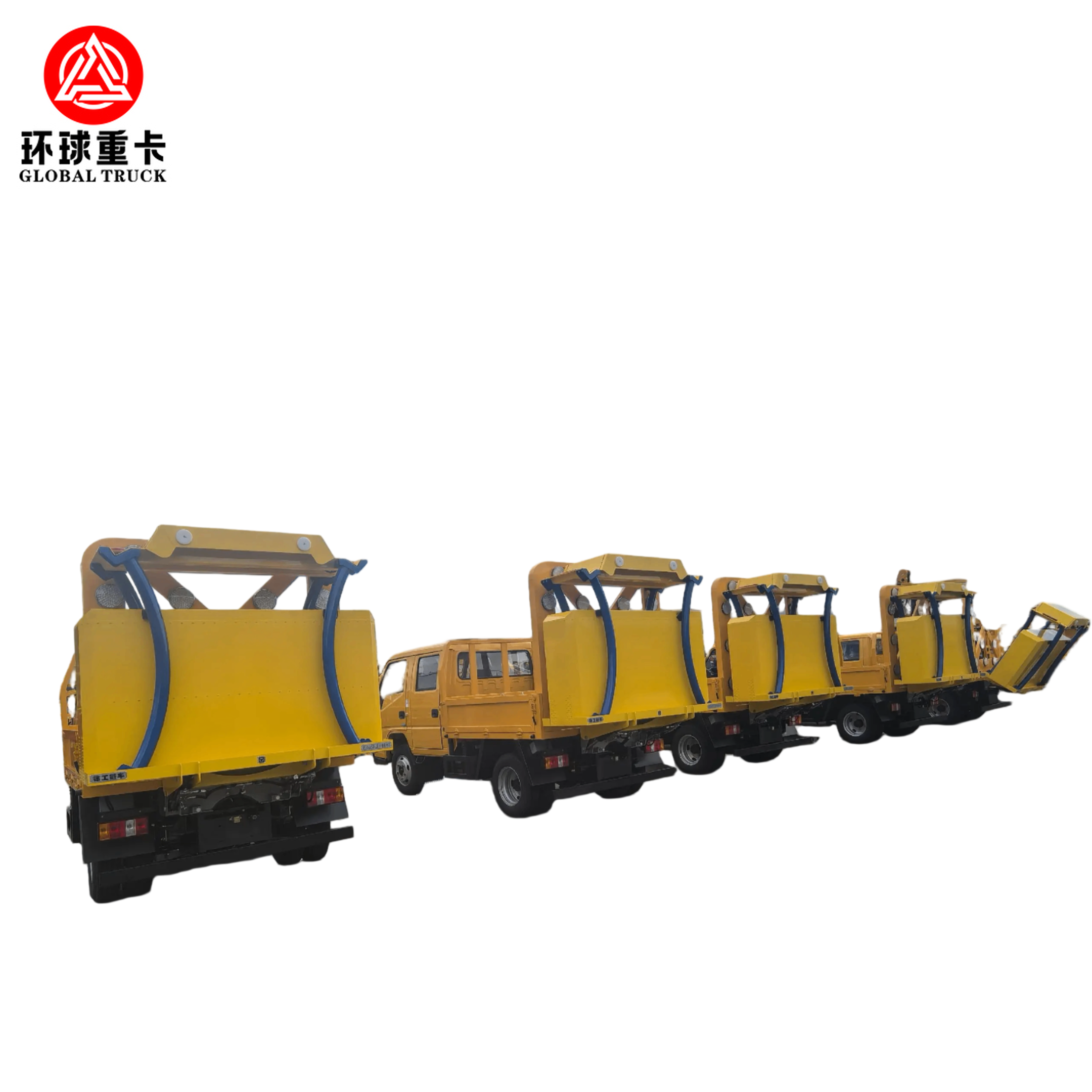 HOWO 4×2 350hp Diesel Crash Cushion Truck dengan Scissor Lift untuk Nigeria Keselamatan Jalan dan Perlindungan Zona Konstruksi