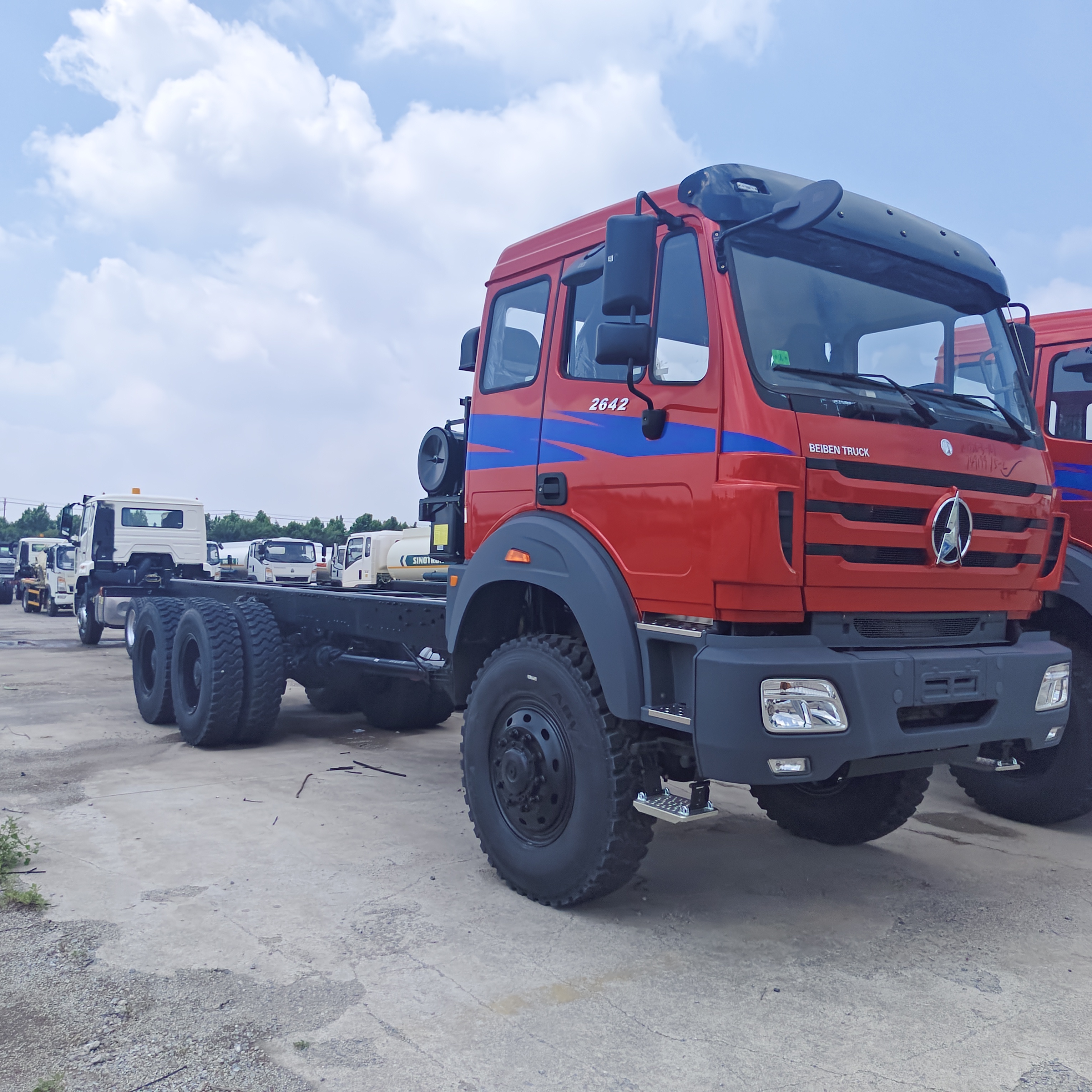 BEIBEN 2638 6×4 Mining Dump Truck dengan Mesin WEICHAI 380HP dan Muatan 25-35 Ton untuk Pengangkutan Tugas Berat