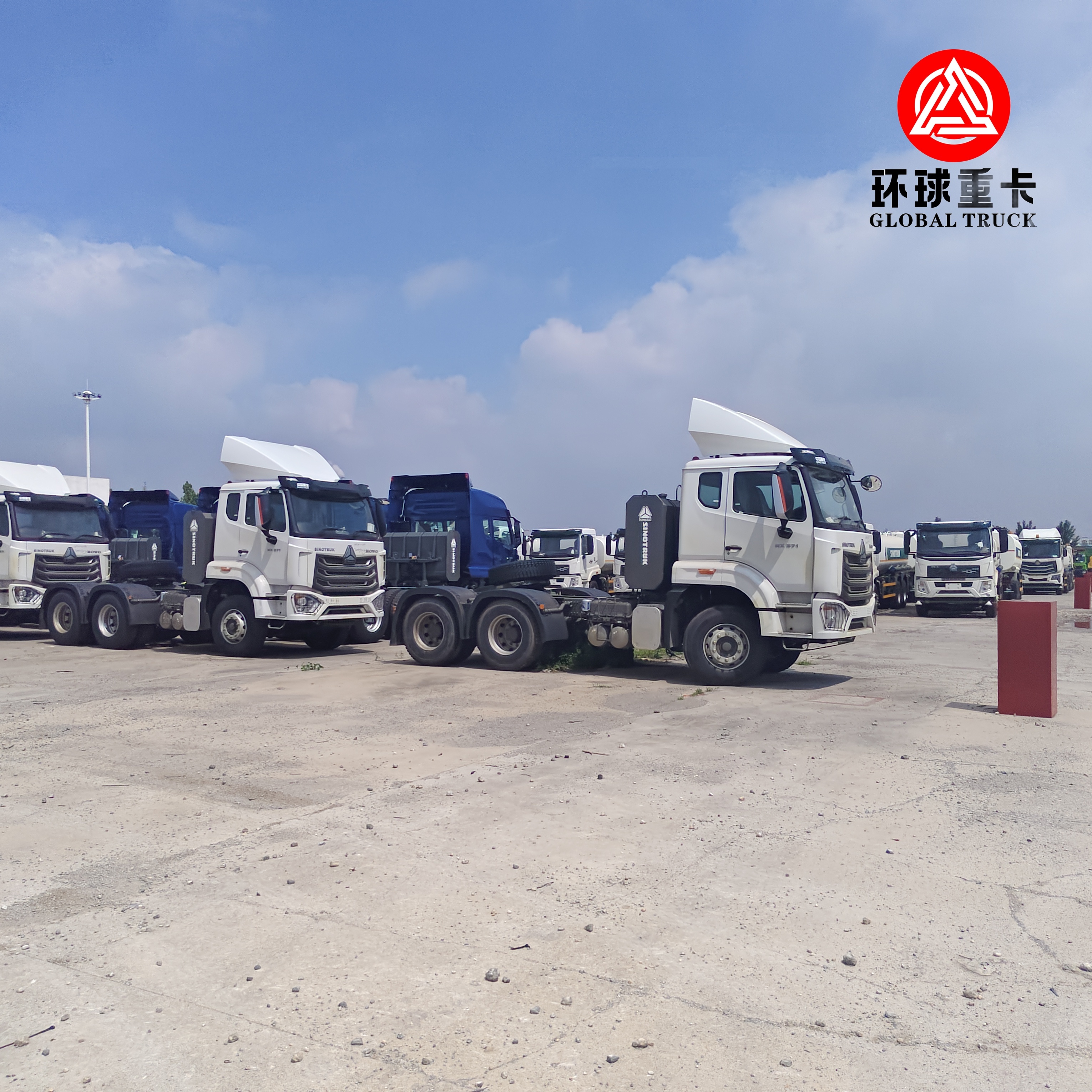 شاحنة جر HOWO NX 6×4 – رأس قاطرة ثقيل من SINOTRUK للنقل لمسافات طويلة في الجزائر