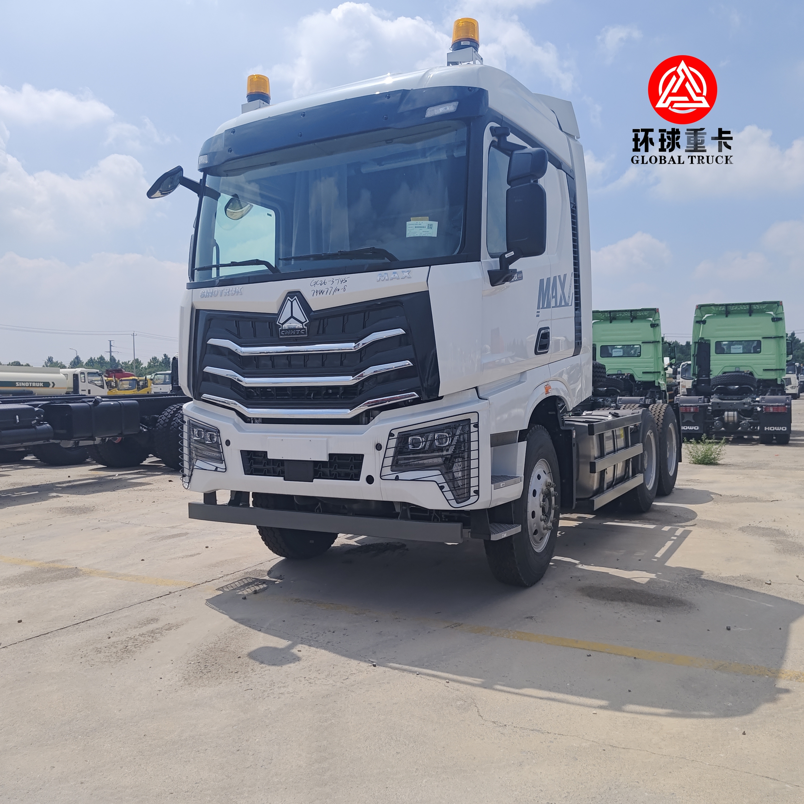 Sinotruk baru HOWO NX 6x4 371HP Diesel Traktor Kepala Truk Prime Mover untuk Pengangkutan Semi Trailer