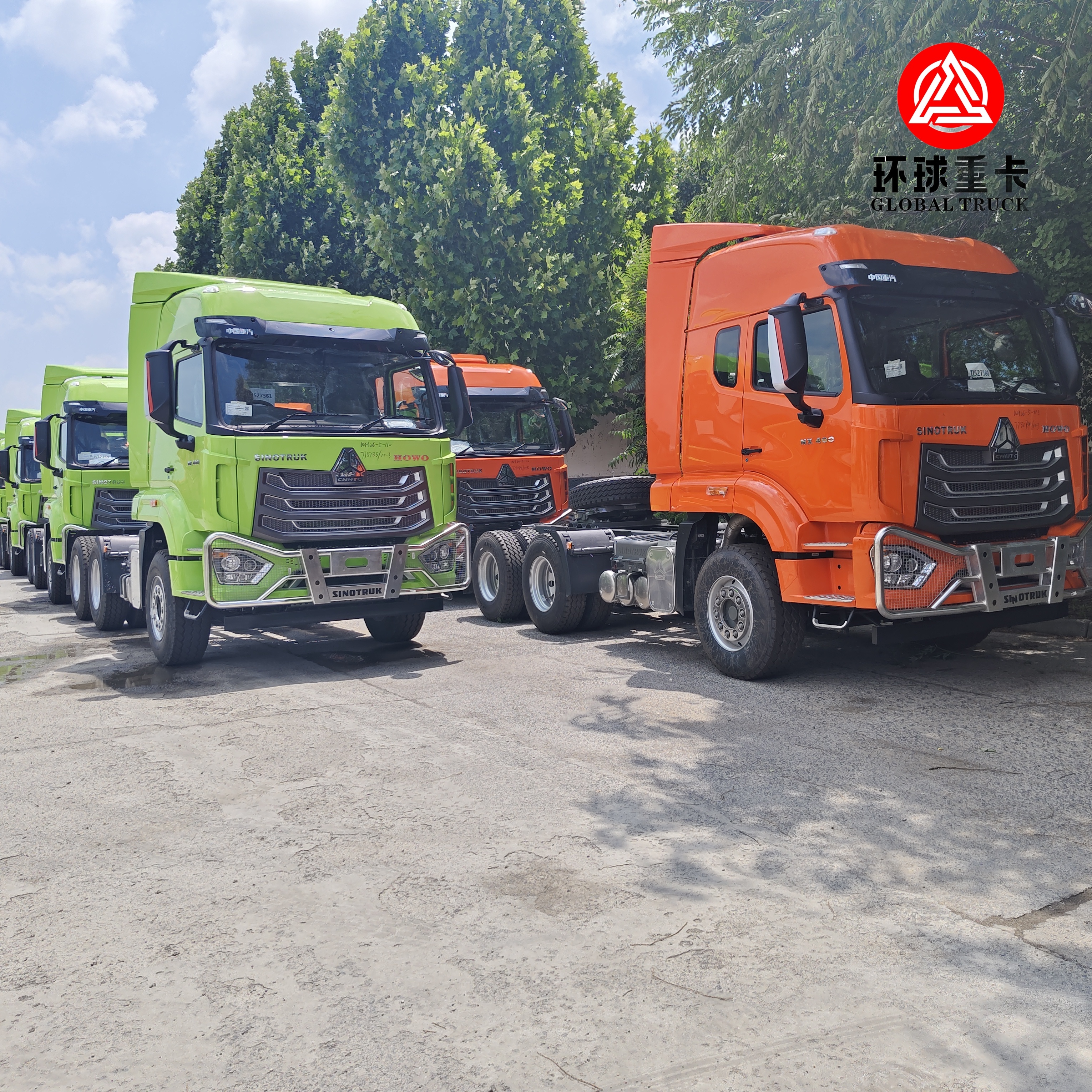 Brand New HOWO NX 6x4 Traktor Truk 400HP Mesin Diesel Prime Mover untuk Heavy Duty Logistik