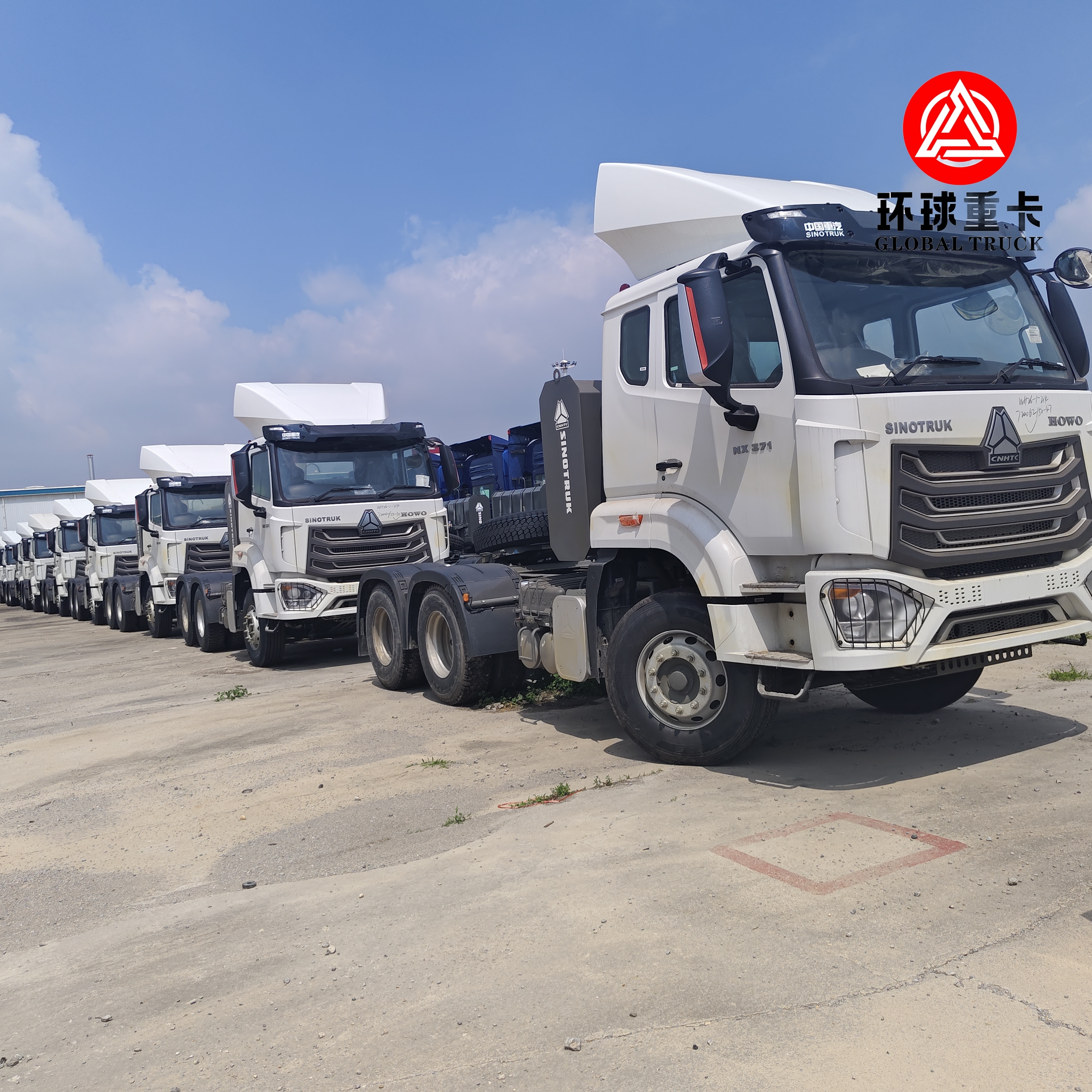 Sinotruk baru HOWO NX 6x4 400HP Traktor kepala truk untuk kargo berat dan kontainer transportasi