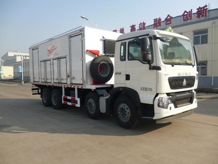 Truk Dump Penambangan Multifungsi 8X4 / Emulsi