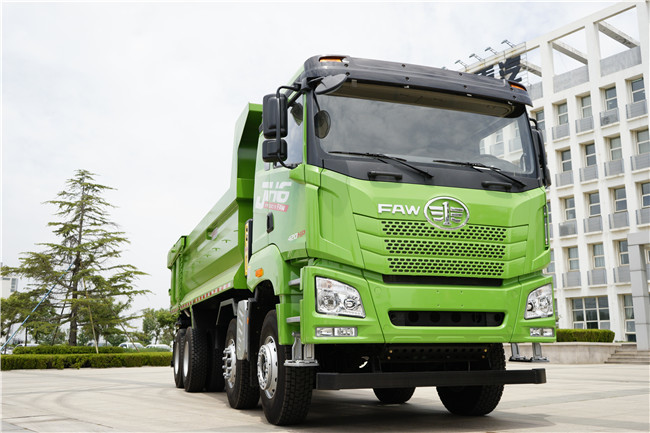 380HP 9T Gandar Depan JH6 12 Roda Truk Dump Tugas Berat