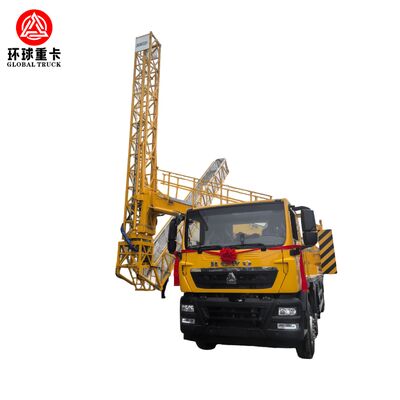 Truk Inspeksi Jembatan dengan Ketinggian Kerja 12m-20m Standar Emisi Euro 4/2/5/6 dan Outrigger Hidrolik untuk Akses Bawah Jembatan