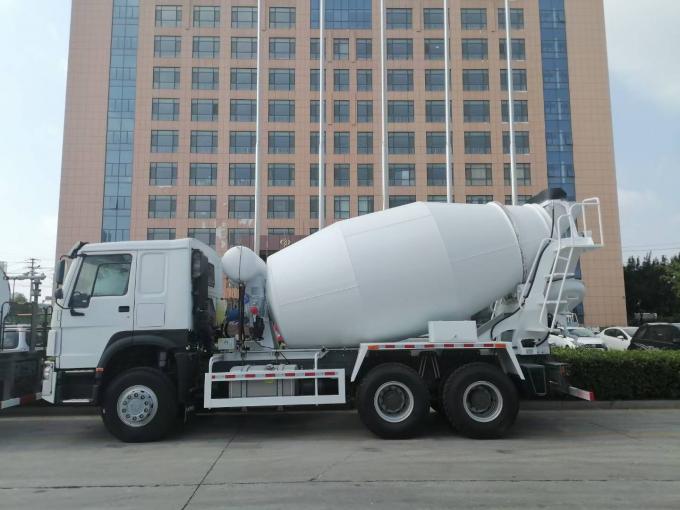 HOWO-7 12m³ Concrete Mixer Truck in operation at construction site